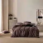 Linen House Nimes Espresso Duvet Doona Quilt Cover Set Single Bed Size