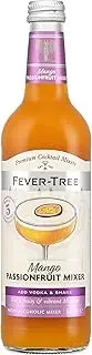Fever-Tree Sparkling Mango Passionfruit Mixer, Premium Cocktail Drink Mix, Natural Ingredients & Flavours, 500mL