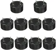 10 Pieces Electronic Buzzer Alarm Speaker Mini Passive Piezo Buzzer Beep Tone Sounder Universal for Computers Printers