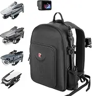 [Smatree] Backpack Compatible for DJI Mavic Platinum/Mavic Pro, DJI Mavic 2 Pro/2 Zoom, DJI Mavic Air/Air 2/Air 2S with DJI RC Pro/Remote/Smart Controller, GoPro Hero 2018/ Hero 11/9/8/7/6/5/4/3 Plus/3