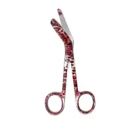 1x Premium Quality Lister Bandage Nurse Scissors 5.5" Leopard Cheetah Pattern