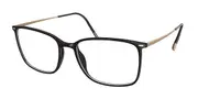 Silhouette Illusion Lite 2932 9030 Men's Glasses Black Size 53 - Private Health Rebate - Blue Light Block Available