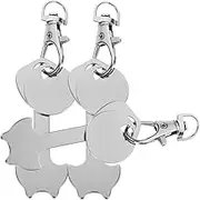 LOPUNER 3Pcs Shopping Trolley Token Key Chain Portable Trolley Remover Fits Keyring Easy to Use Cart Token for Grocery Shopping Carts