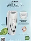Conair Girlbomb Epilator Ice Roller Hair Removal GBE20 New