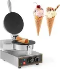 50-300℃ Commercial Electric Ice Cream Cone Machine Waffle Maker 1200w 220v