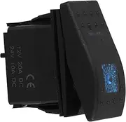 COSMEVIVI LED Rocker Switch for Boat Toggle Switch with Terminal Wire for Applications Easy Installation Rock Light Control