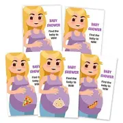 40 Cute Baby Shower Games - Scratch Off Lottery Ticket Raffle Cards Baby