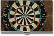 [VFMKT] Slim Metal Business Card Holder Portable Business Card Case Pocket Name Card Holder Dart Board Wallet for Men Women Office Travel