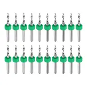 20pcs Micro PCB Drill Bits 2.1mm Tungsten Steel for CNC Engraving