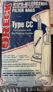 Oreck XL Type CC Replacement Filter Bags Upright Vacuum Cleaner CCPK8DW (8 Pack)