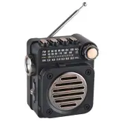 M8 Mini Portable Radio FM AM SW Stereo Pocket Radios Receiver Multifunctional Wireless bluetooth Music Player with LED F