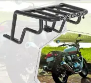 "EXTENDED TOP RACK, BLACK" FIT FOR ROYAL ENFIELD INTERCEPTOR 650 & GT 650