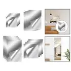 4 Pieces Mirror Wall Stickers Acrylic Mirror Sheets Full Length Mirror Mirror