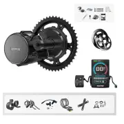 [EU DIRECT] BAFANG BBS01B 36V 350W Mid-Motor Conversion Kit Electric Bike Kits with VD618 Display Screen 36/42/44/52T Ch