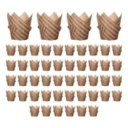 50PCS Newspaper Cupcake Liner Baking Cup for Wedding Muffin Cupcake5858
