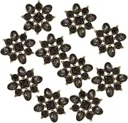 BELLIFFY Retro Fashion DIY Hair Accessories Material 10pcs Alloy Buckle Jewelry for DIY Corsage