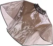 IWOWHERO 1pc Hairdressing Cape Non Stick Hair Cutting Cloth for Home Salon Durable Material Shawl Easy to Clean Hairdressing Gown for Professional Use Brown