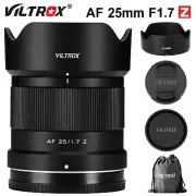 Viltrox 25mm F1.7 APS-C Large Aputure Auto Focus Lens for Nikon Z Mount Cameras
