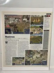 Maelstrom video game Review Magazine Article print ad wall art