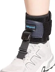 joingood AFO Foot Drop Brace for Walking, Drop Foot Brace for Walking with Shoes, Adjustable Foot Brace for Drop Foot Support, Soft Drop Foot Braces, Fits Left or Right Foot, Women & Men(L/XL)