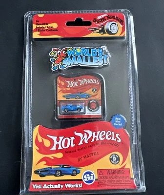 Hot Wheels World’s Smallest Car Series 1 Rodger Dodger 6 Blue Mini Car Item #816