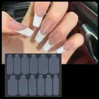 French Nail Tips Drawing Guide Stickers Manicure Stencil Tools for-Nail-Art
