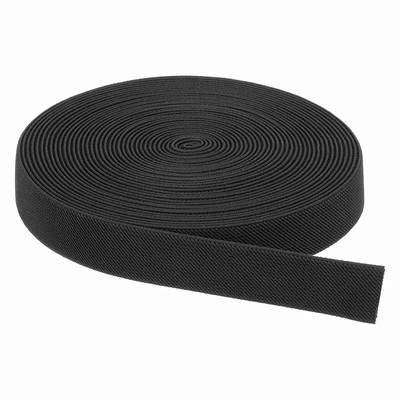 Elastic Bands for Sewing 1 Inch x 10 Yards Black Knit Elastic Spool