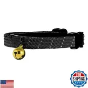 BirdsBeSafe® Break Away Cat Collar with Bell, Reflective Thread for Night Vis