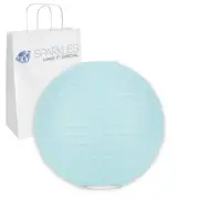 12 pcs 6" inch Chinese Paper Lantern - Light Blue - Wedding Party Event fc