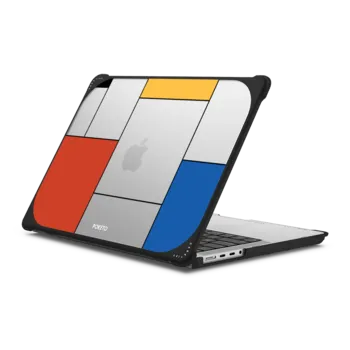 MacBook Pro 14-inch (M1 - M4) Bounce Case Mondrianesque by Poketo