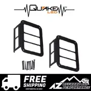 Quake LED Tail Light Protector Guards Pair Kit for 07-18 Jeep Wrangler JK JKU (for: Jeep)