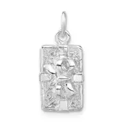 Sterling Silver Polished Present Charm