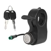 Electric Scooter Lgnition Lock for Kukirin for G2 for Max 5pin Integrated Throttle Switch Lock with As Shown