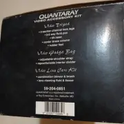 Quantaray Video Accessory Kit, Inclused Video Tripod, Gadget Bag And Lens...