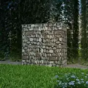 NNEVL Gabion Basket Galvanised Steel 100x50x100 cm