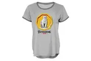 Bundy Bundaberg Rum LADIES White Black Ringer Top Shirt