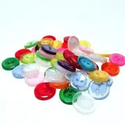 50pcs 13mm 2 Hole Buttons Pattern Mixed Children's Clothing Sewing