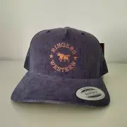 Ringers Western Navy Blue Trucker Cap Icon Logo Unisex Mens Womens Adjustable