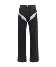 Y/Project Cut-Out Detailed High Waist Jeans 33,34,29,30,31 Black