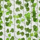 12 Pcs Artificial Rattan Leaves Hanging Vine Garland Greenery Plant