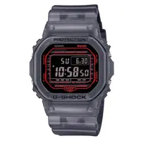 在飛比找momo購物網優惠-【CASIO 卡西歐】G-SHOCK 藍牙 半透明 漸變透黑