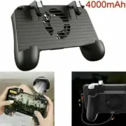 4000mAh Gamepad Controller Handle Grip Smart Phone Holder Cooling Fan for PUBG D