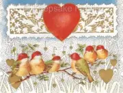 Beautiful Birds Hearts & Lace Quilt Block Multi Sizes FrEE ShiPPinG WoRld WiDE