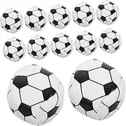 NULYLU 12pcs Handmade Sandbags Small Bean Bag Football Bean Bag Beanbags for Tossing Halloween Bean Bags Corn Hole Game Beanbags for Bean Bags for Tossing Soccer Bean Bag