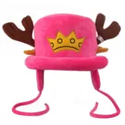 Kawaii Plush Toys Cosplay Tony Chopper Cotton Hat Warm Winter Cap Strap Red