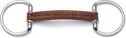 Cavalon Eggbutt Soft Leather Snaffle Bit