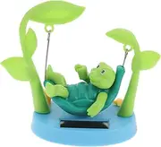 GARVALON Solar Powered Turtle Dashboard Dancer Ornament Swinging Turtle Car Decoration Cute Cartoon Bobble Dancer for Home and Office Creative Present for Car Lovers