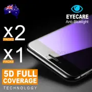 2x 5D Full Glass Tempered Glass Screen Protector iPhone 11 Pro XS Max XR 8 Plus