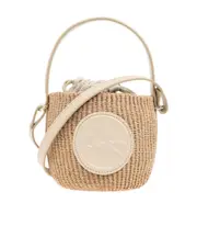 Chloé Mini Horse Medal Basket Bag One size Nude