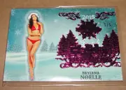 2015 Benchwarmer BRYIANA NOELLE Holiday #17 Pink Foil Variant/5 PLAYBOY Playmate